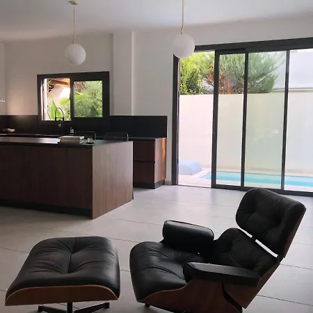 Hébergement de vacances Modern House With Plunge Pool, Apoel Archangelos Area
